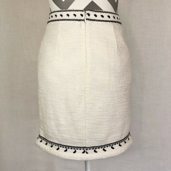 Anthropologie Dolan Left Coast Embroidered Tulley Textured Mini Skirt XS RV $98 - Picture 5 of 10